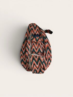 KAVU Rope Bag or Rope Sling Bag in the Everglade Tile pattern